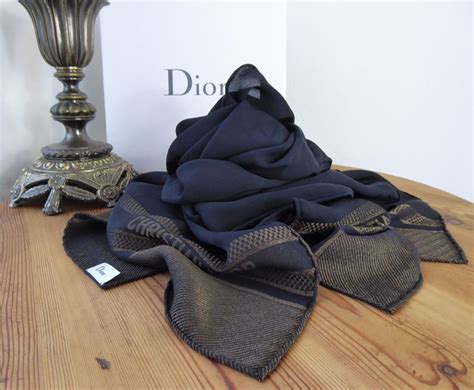 dior cannage shawl|Christian Dior Cannage Metallic Shimmer Shawl Scarf Stole.